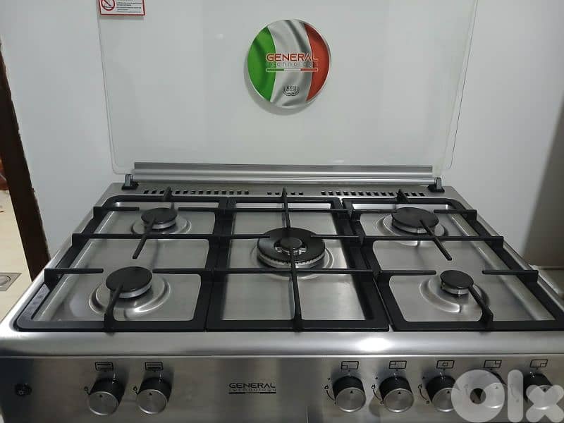 فرن غاز ايطالي مستعمل مرة واحدة 1