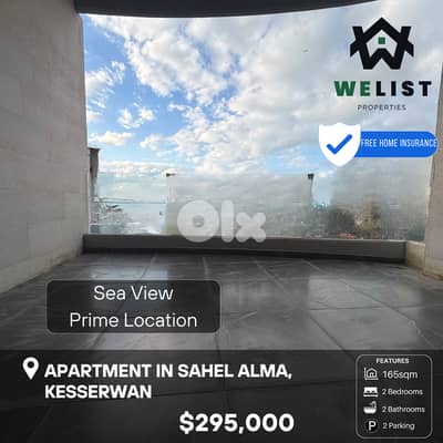 Apartment for sale in Sahel Alma شقة للبيع في ساحل علما
