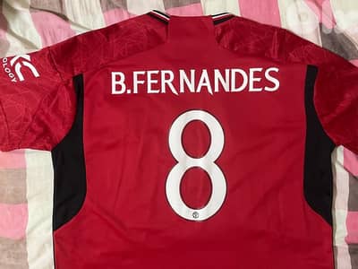 Bruno Fernandes Manchester United home adidas kit