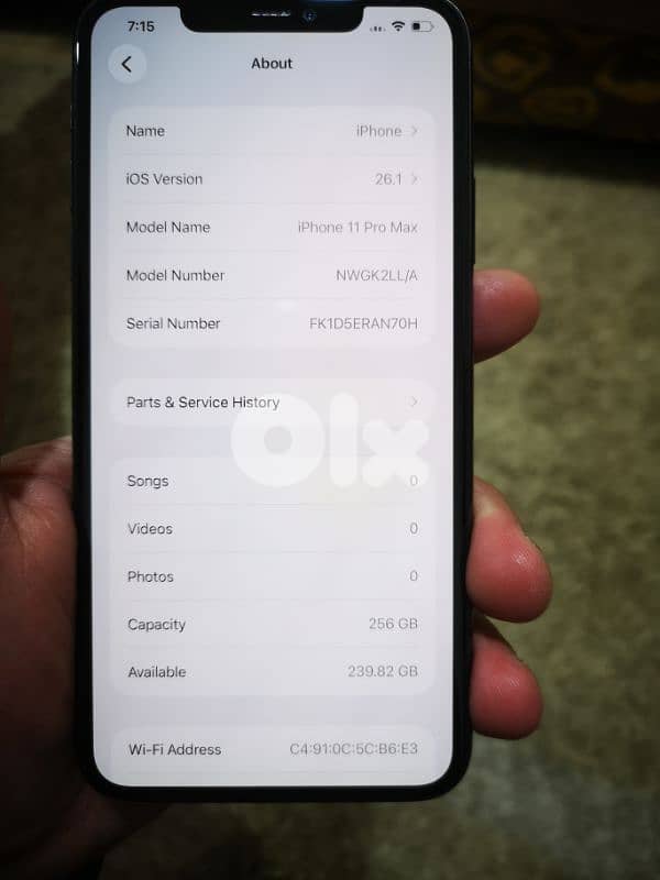I Phone 11 Pro Max ( 256 GB Memory) used like New 9