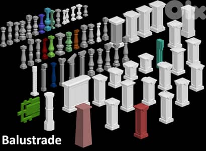 3ds max Library_Architecture Classical Elements