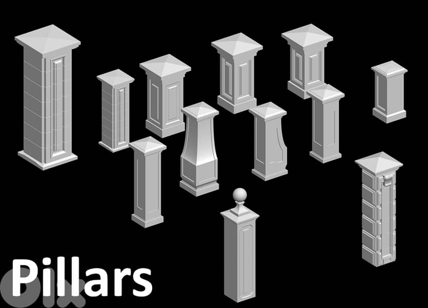 3ds max Library_Architecture Classical Elements 7