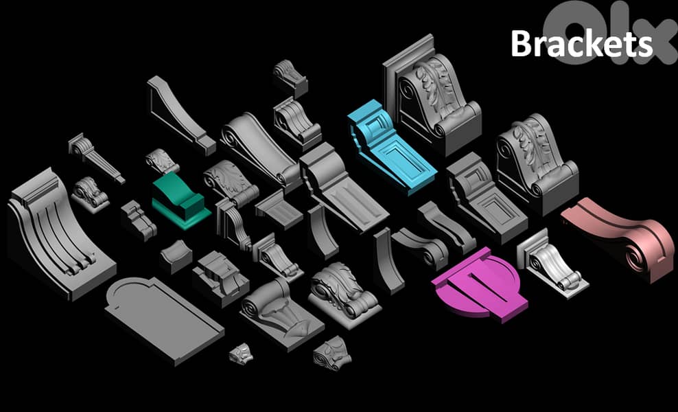 3ds max Library_Architecture Classical Elements 14