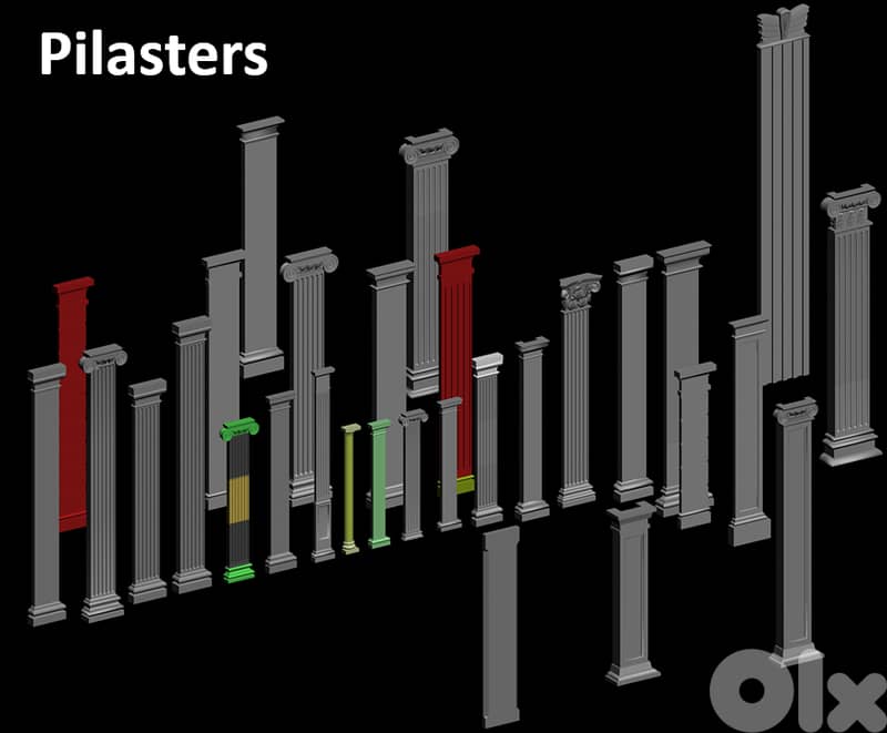 3ds max Library_Architecture Classical Elements 16