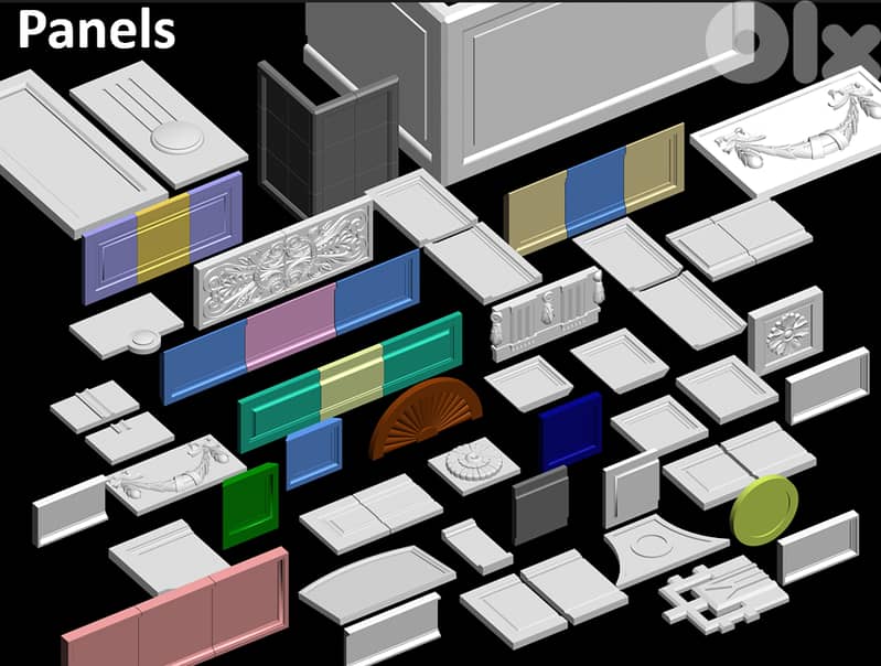 3ds max Library_Architecture Classical Elements 19