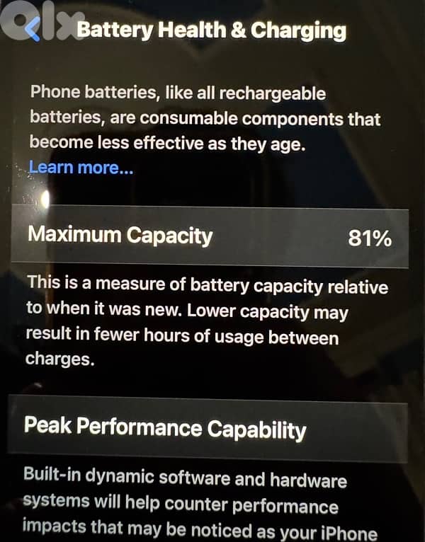 Iphone 13 / 128GB / 81% battery 2