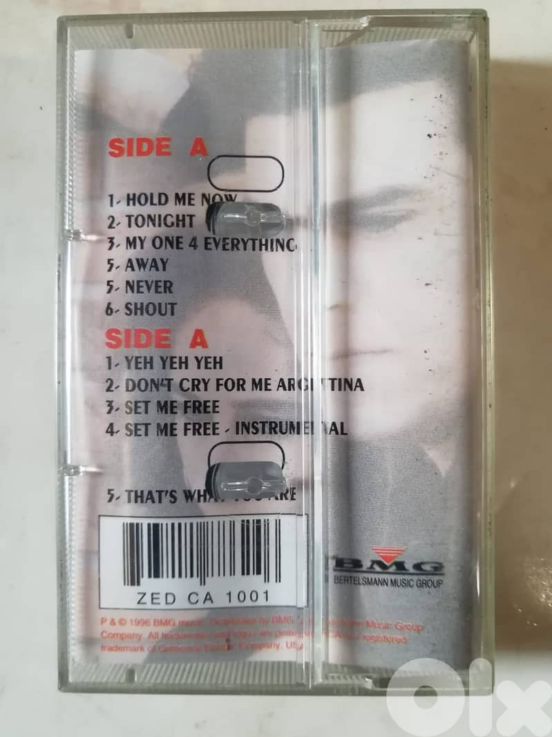 "Away" cassette by the musical group Zed, featuring Carol Sakr 1