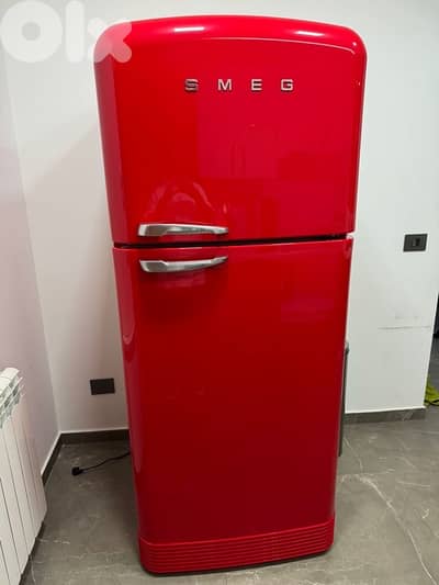 SMEG Red Fridge  retro – Like New