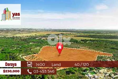 Daraya 1400m2 Land | 40 / 120 Zoning Area | Mountain View | WA |