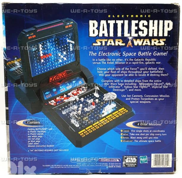 2002 vitage battle ship starwars 2