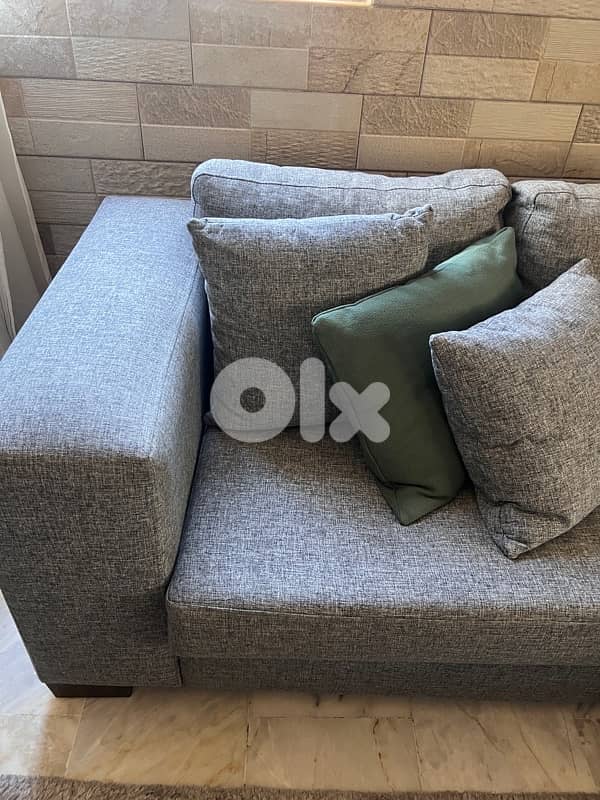 grey L shape couch 1