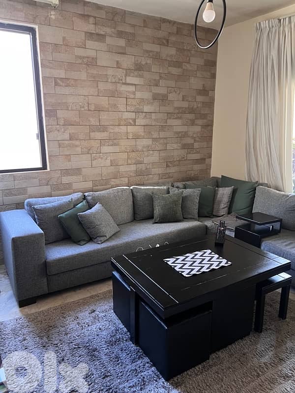 grey L shape couch 2