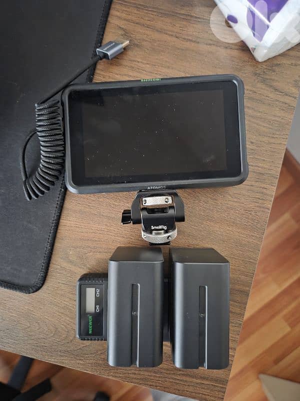 sony fx30 with lens and monitor 6