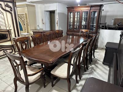 اوضة سفرة ملكية ملبسة قشر كتير مرتبة