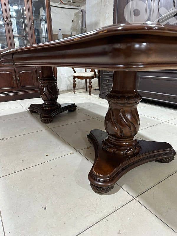 اوضة سفرة ملبسة قشرة نسيف شغل برا 10 كراسي كبيرة 5