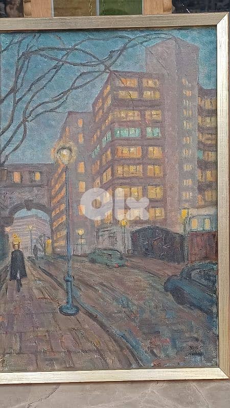 لوحة رسم زيتي اوروبية 4