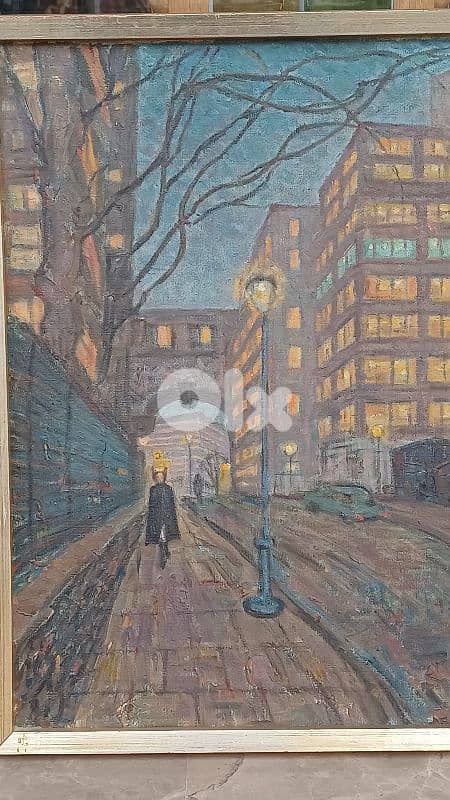 لوحة رسم زيتي اوروبية 6