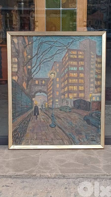 لوحة رسم زيتي اوروبية 7