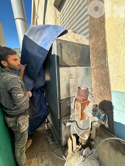 بابور حطب صناعي