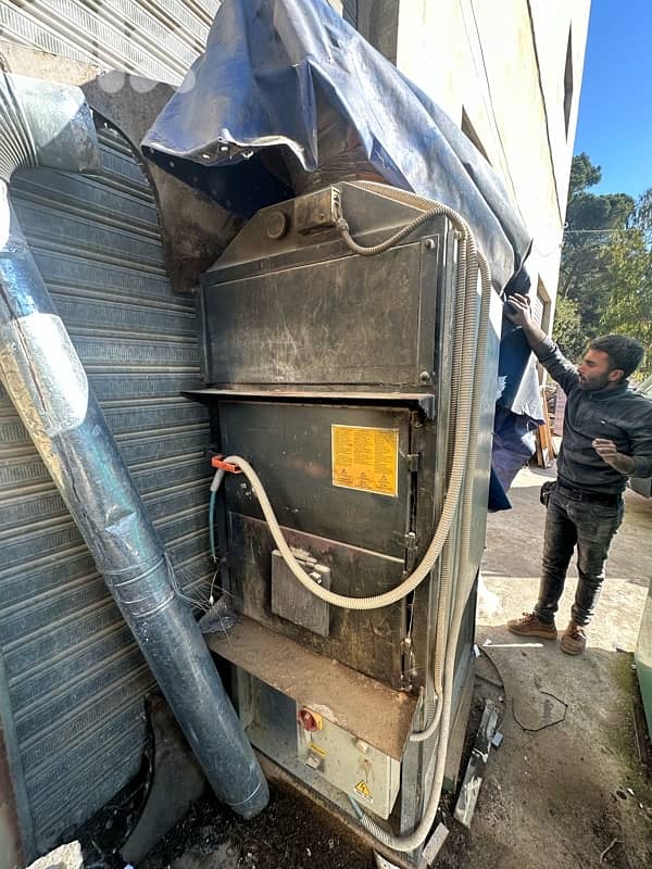 بابور حطب صناعي 1