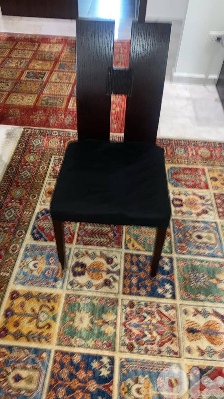 Dining Table with 8 chairs and middle Table for Living Room 4