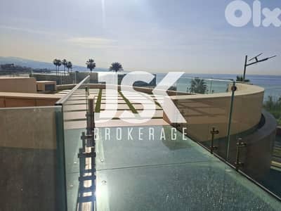 L19981 - High-End Apartment with Terrace & Sea View in Raouche