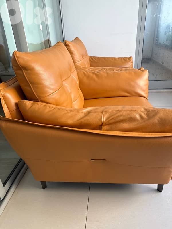 Leather sofa Kuka home 2