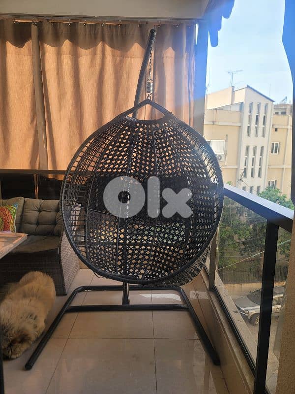 Resin swing chair سلة مرجوحة ريزين 1