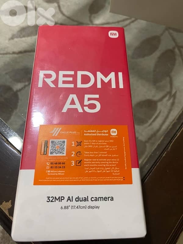 Brand new redmi phone A5 128 Gb 4 ram 3