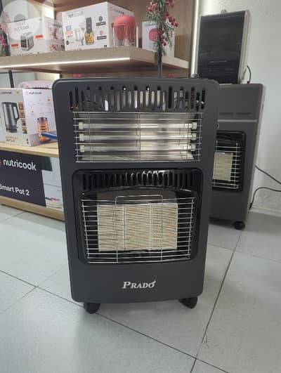 Prado Gas Heater + Electric Halogen Heater