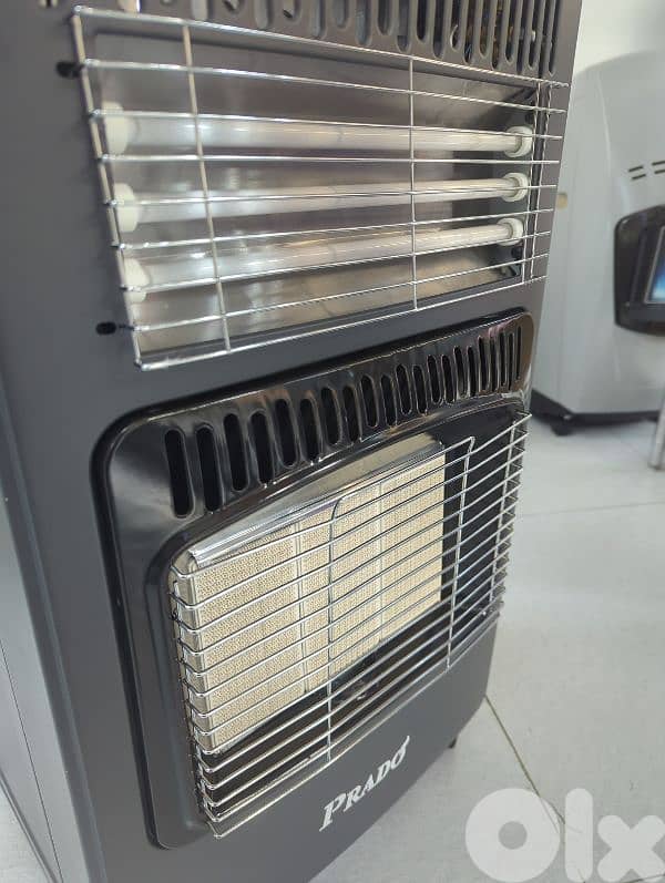 Prado Gas Heater + Electric Halogen Heater 2