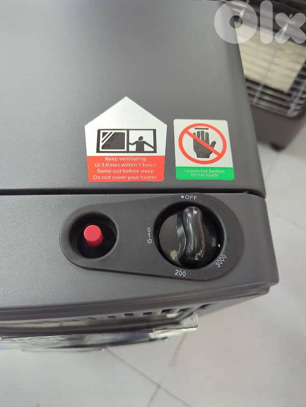 Prado Gas Heater + Electric Halogen Heater 3