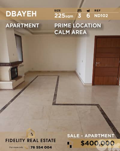 Apartment for sale in Dbayeh ND102 شقة جديدة للبيع في ضبية