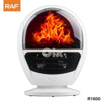 RAF Fan Heater 750W/1500W + Fireplace Décor