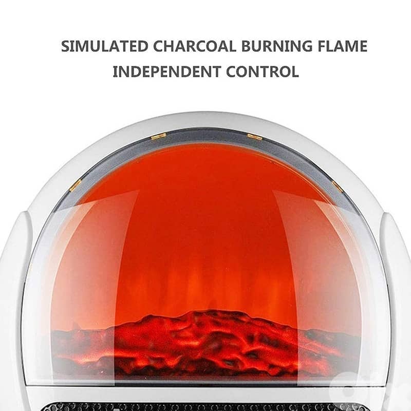 RAF Fan Heater 750W/1500W + Fireplace Décor 1