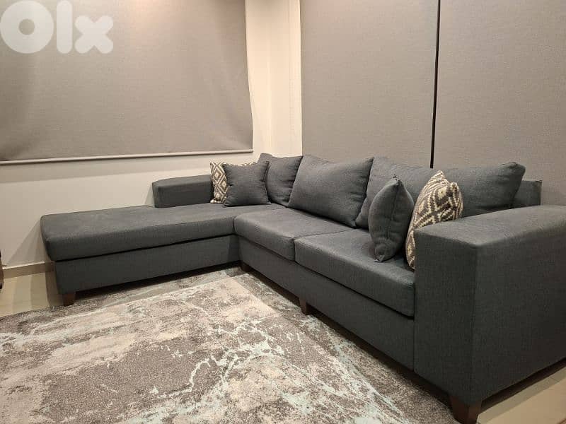 corner and dining table with chairs for sale 1