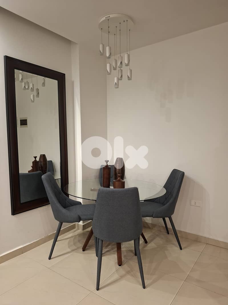 corner and dining table with chairs for sale 7