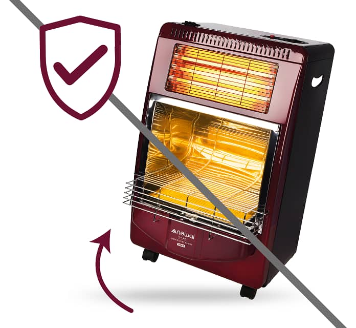 Newal Gas Heater + Halogen Heater 8