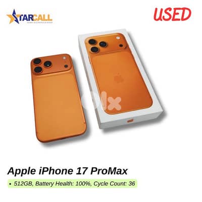 Used Apple iPhone 17 ProMax