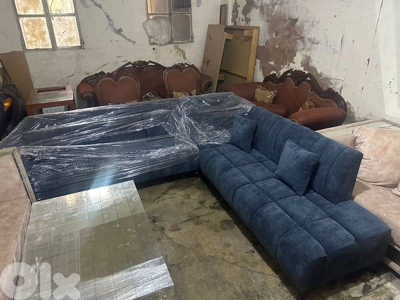 كورنر شغل توصاية اسفنج إكسترا قماش تركي جديدة 1