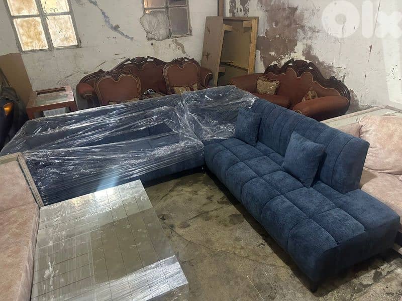 كورنر شغل توصاية اسفنج إكسترا قماش تركي جديدة 8