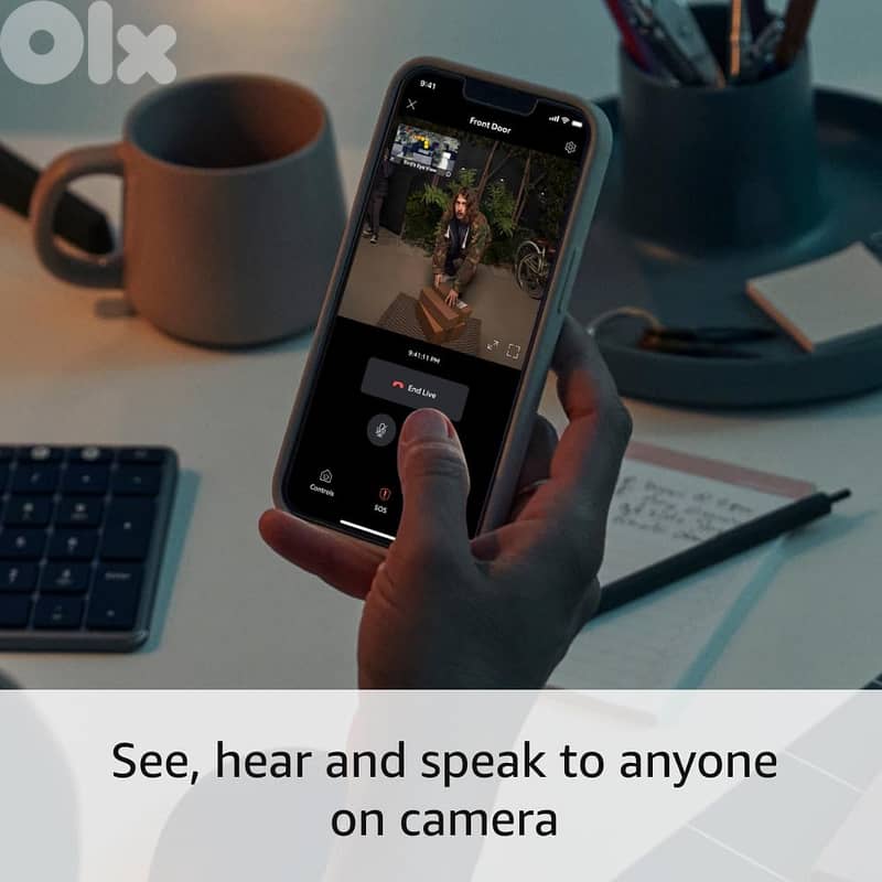 Ring Battery Doorbell Pro (newest model), 3D Motion, Head-to-Toe Video 3