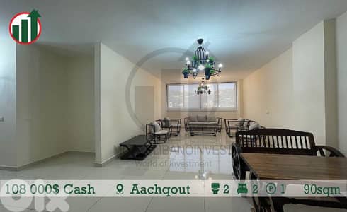 Apartment for sale in Aachqout with Open Mountain View !!