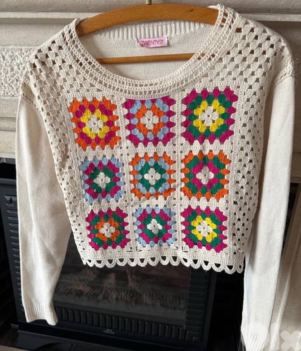 CROCHET BLOUSE like new 1