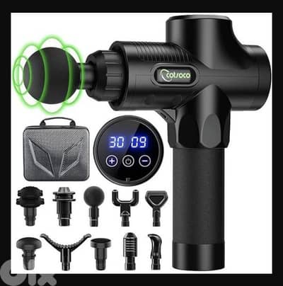 cotsoco Massage Gun-10 Massage Heads& 30 Speeds (original)/4$ delivery