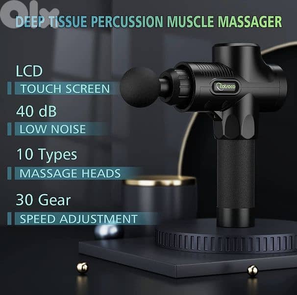 cotsoco Massage Gun-10 Massage Heads& 30 Speeds (original)/4$ delivery 2
