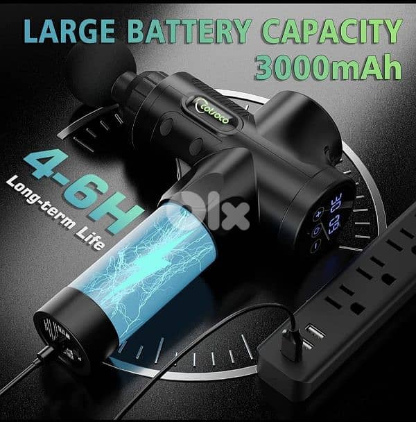 cotsoco Massage Gun-10 Massage Heads& 30 Speeds (original)/4$ delivery 3