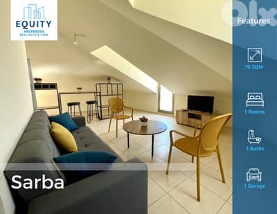 Furnished 70 SQM Apartment For Rent In Sarba شقة للإيجار #RK577