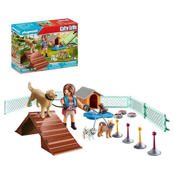 Playmobil 70676 (Limited Quantity) (City Life - Educator & Dogs 3