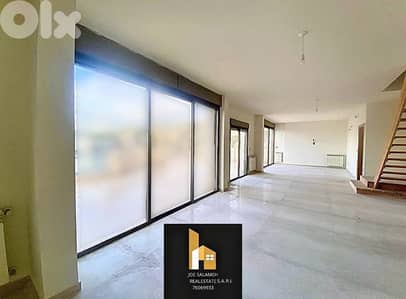 Duplex for sale in Naccache Brand New 270m2+170m2 Terrace/النقاش